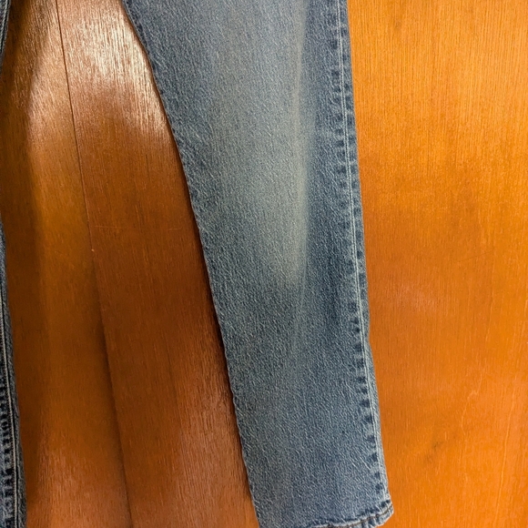 Women's Levis 501 jeans blue high waisted straight leg - Picture 2 of 11